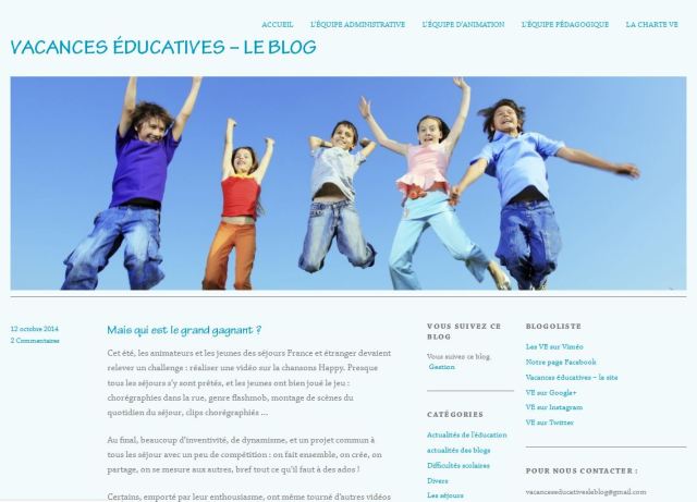 blog Vacances éducatives